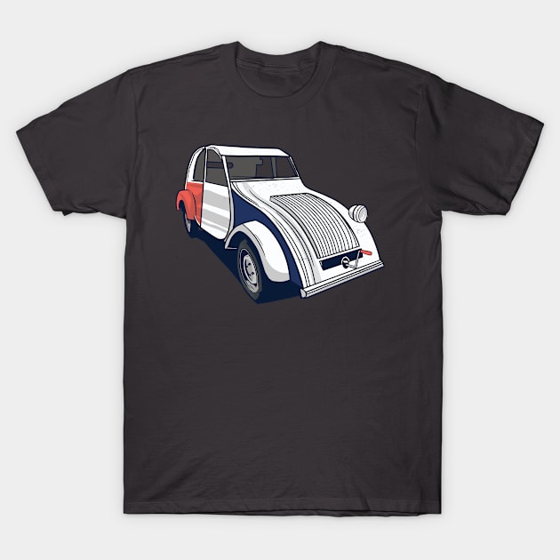 French Vintage Car T-Shirt by The Urban Attire Co. ⭐⭐⭐⭐⭐